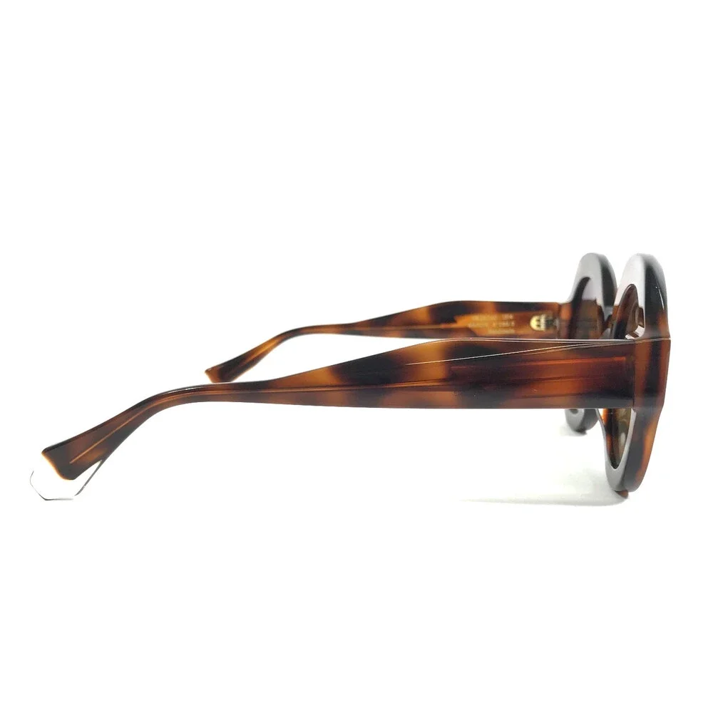 Gigi Studios Sunglasses MADDIE 67063/2 Tortoise Frames w/ Green Polarized Lenses
